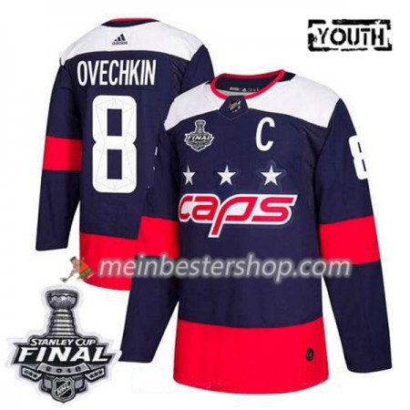 Washington Capitals Alex Ovechkin 8 2018 Stanley Cup Final Patch Adidas Stadium Series Trikot Authentic - Kinder Washington Capitals Alex Ovechkin 8 2018 Stanley Cup Final Patch Adidas Stadium Series Trikot Authentic - Kinder